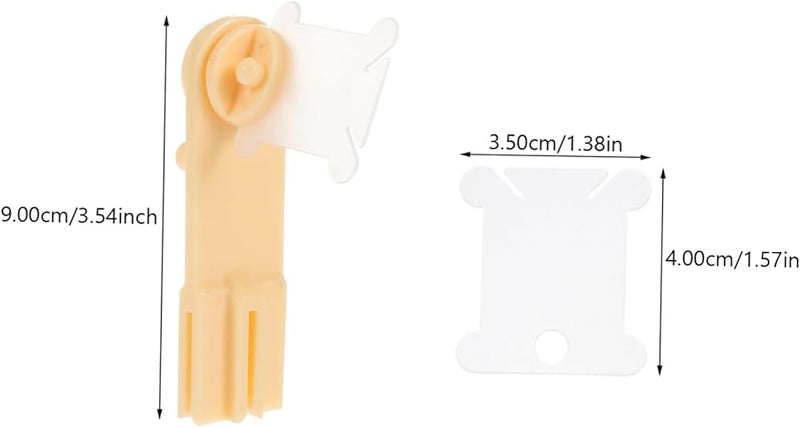 CIMAXIC Manual Yarn Winder Tool Cross Stitch Thread Winding Board Material Space Saving - Image 2